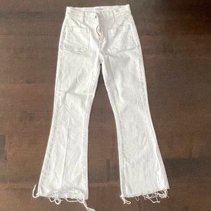 Frame White Patch Pocket Jeans